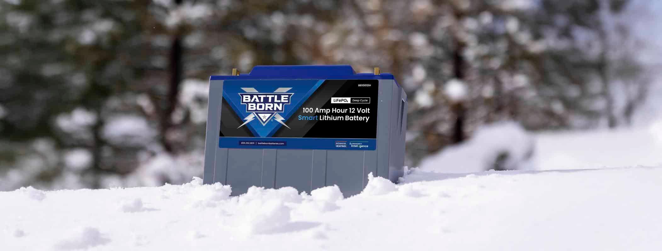 Battle Born 100Ah 12V Smart LiFePO4 Deep Cycle Battery
