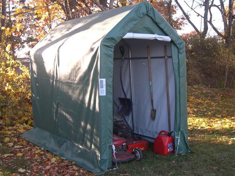 Rhino Shelter | 5'Wx10'Lx8'H Storage Shed