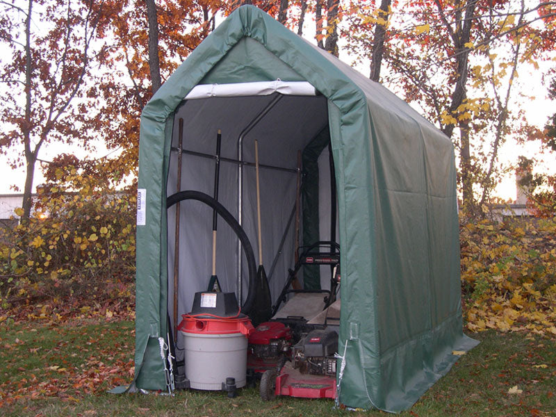 Rhino Shelter | 5'Wx10'Lx8'H Storage Shed