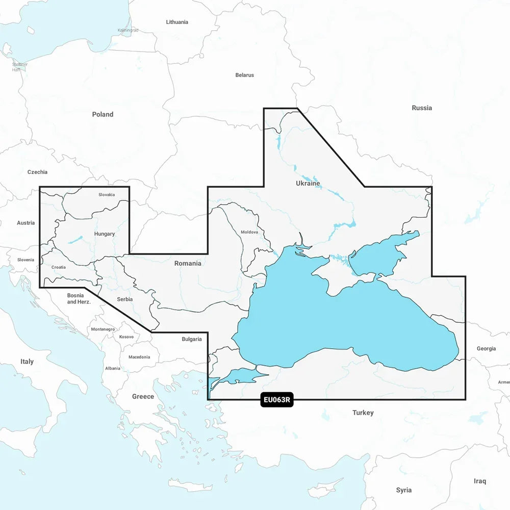 Garmin Navionics+ NSEU063R - Black Sea  Azov Sea - Marine Chart [010-C1258-20]