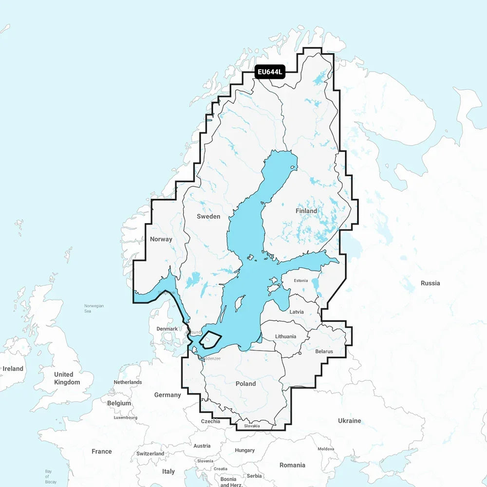 Garmin Navionics+ NSEU644L - Baltic Sea - Marine Chart [010-C1273-20]