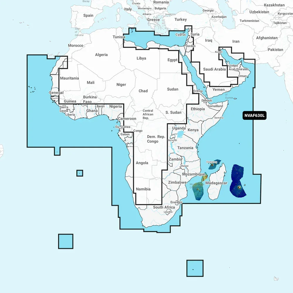 Garmin Navionics Vision+ NVAF630L - Africa  Middle East - Marine Chart [010-C1228-00]