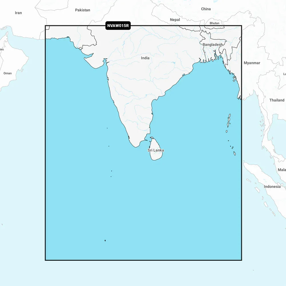 Garmin Navionics Vision+ NVAW015R - Indian Subcontinent - Marine Chart [010-C1230-00]