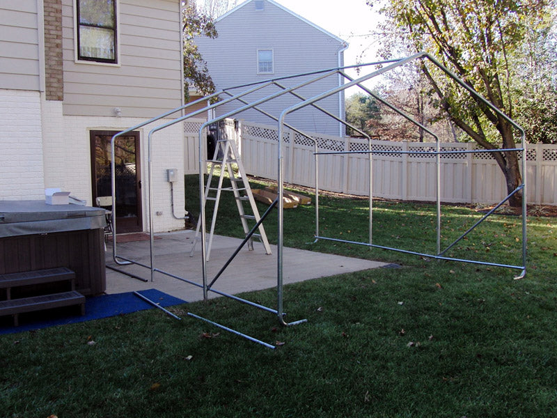 Rhino Shelter | 12’W x 12’L x 8’H Storage Shed (House)