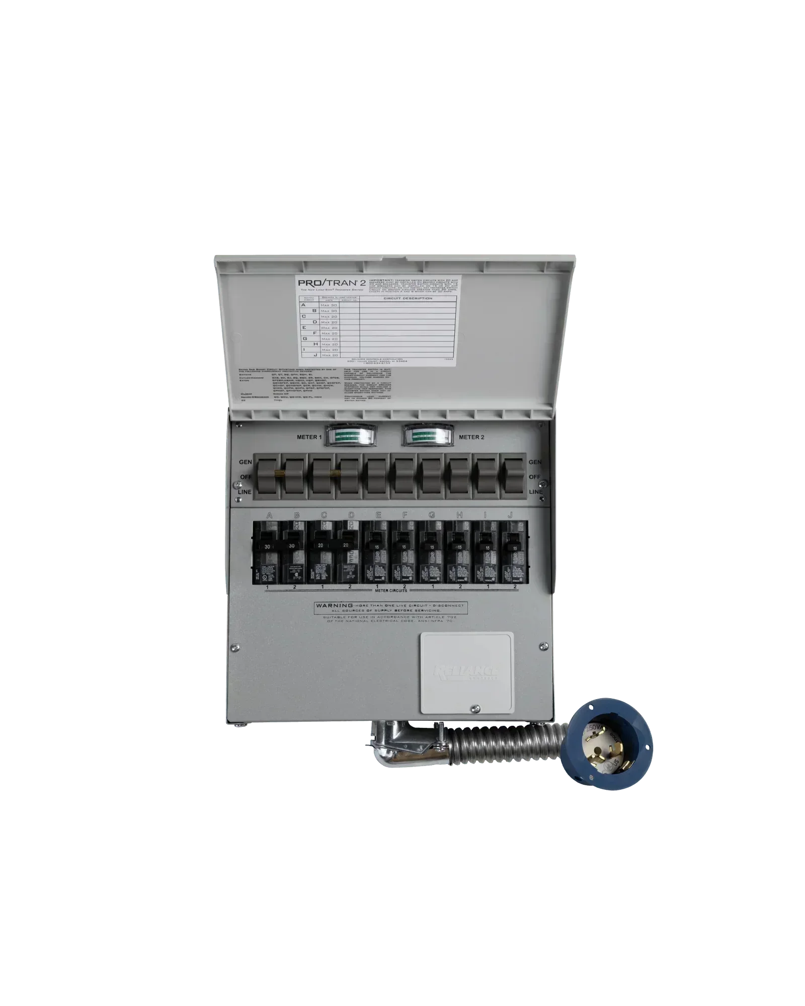 Anker SOLIX Home Backup Kit (50A Transfer Switch+ Cable)