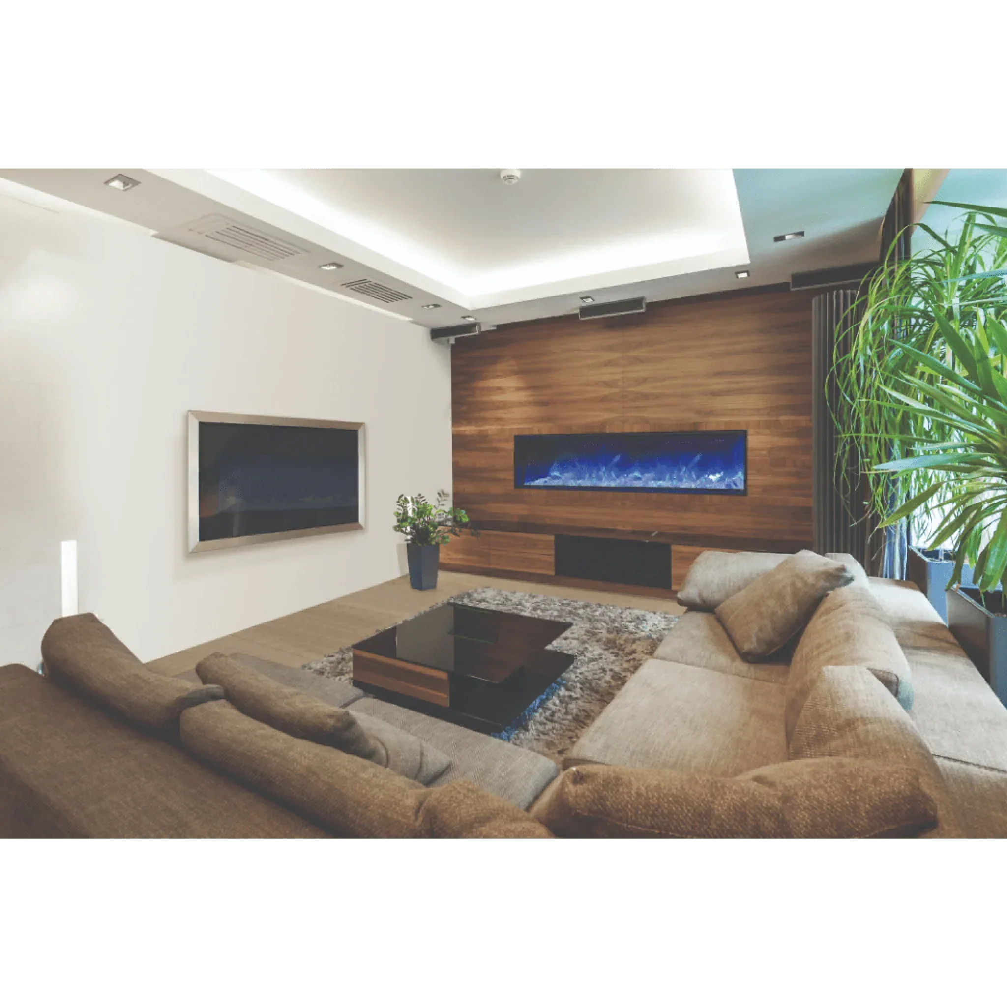 Amantii 40" Panorama Deep Lumina Indoor or Outdoor Electric Fireplace