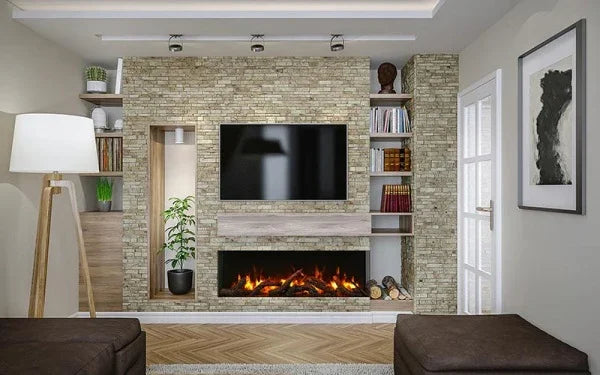 Amantii 50-TRV-SLIM Indoor-Outdoor 3-Sided Fireplace - Green Vista Living