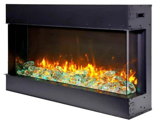 Amantii 50-TRV-SLIM Indoor-Outdoor 3-Sided Fireplace - Green Vista Living