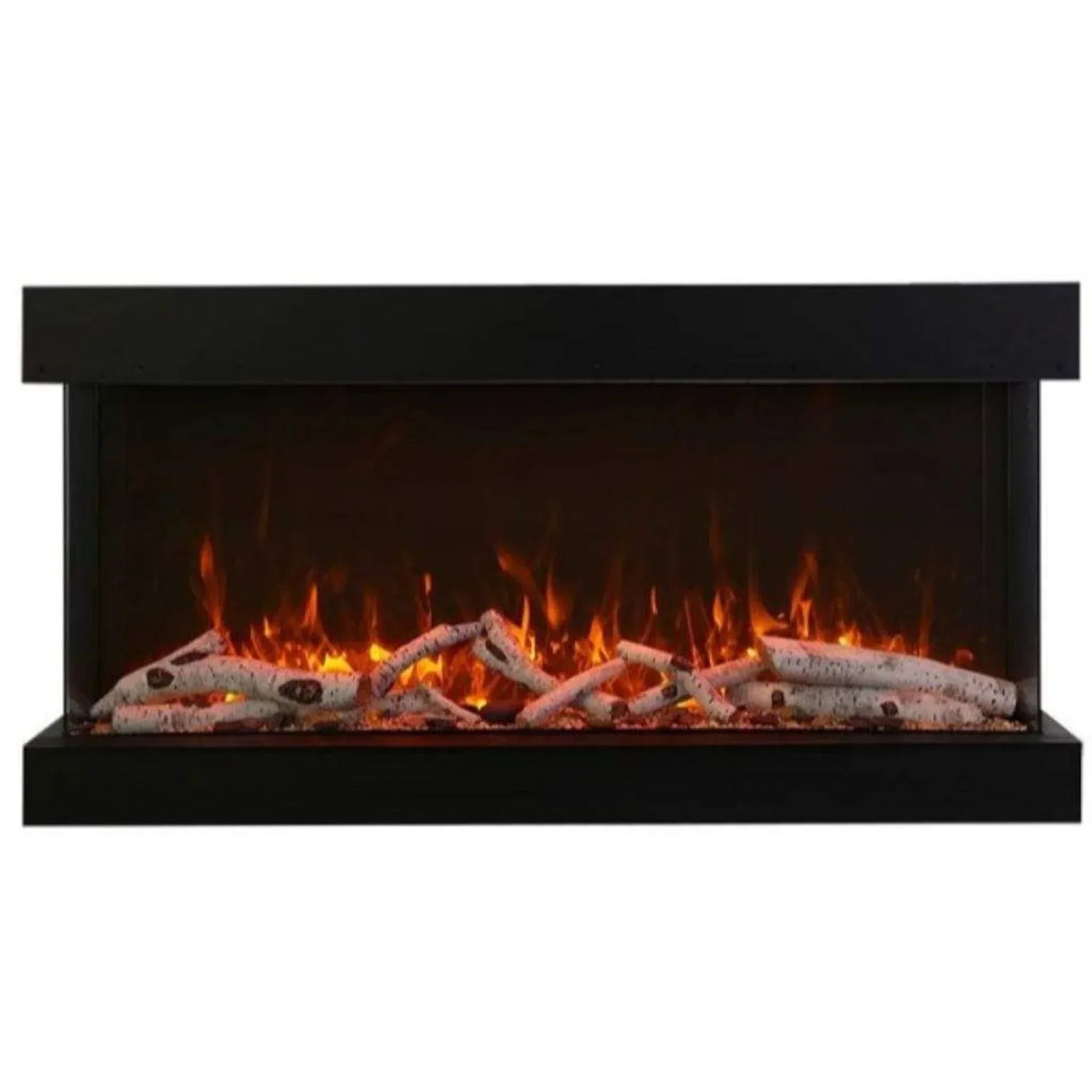 Amantii Tru-View XL XT 60" Three-Sided Electric Fireplace for Indoor or Outdoor Use