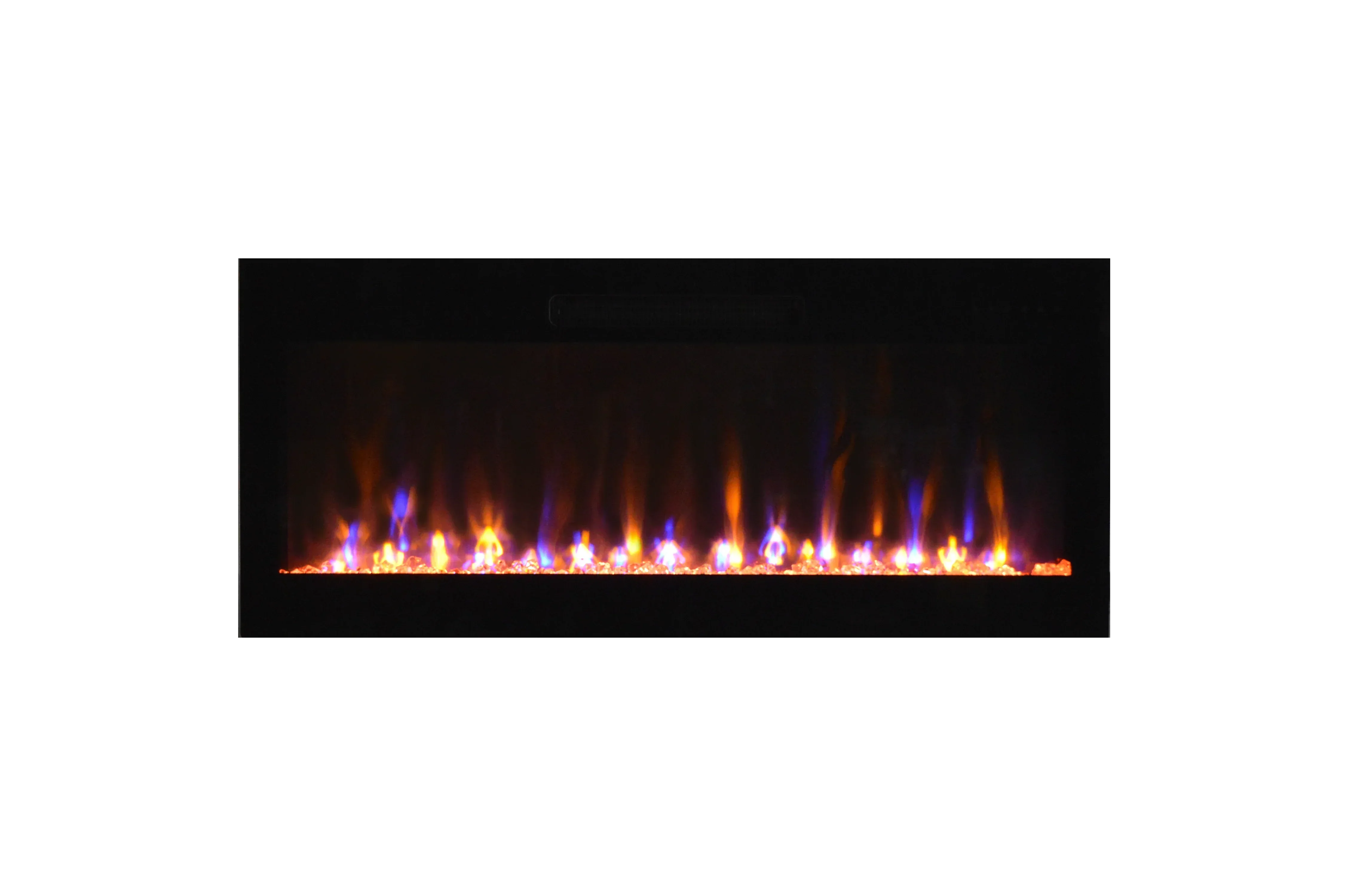 Amantii Fire & Ice Evolution 50" Linear Electric Fireplace with Multi-Color Flame Effects