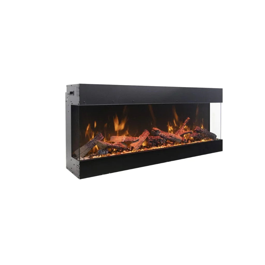 Amantii Tru View Bespoke 45" Three-Sided Indoor/Outdoor Electric Fireplace with Smart Controls - Green Vista Living