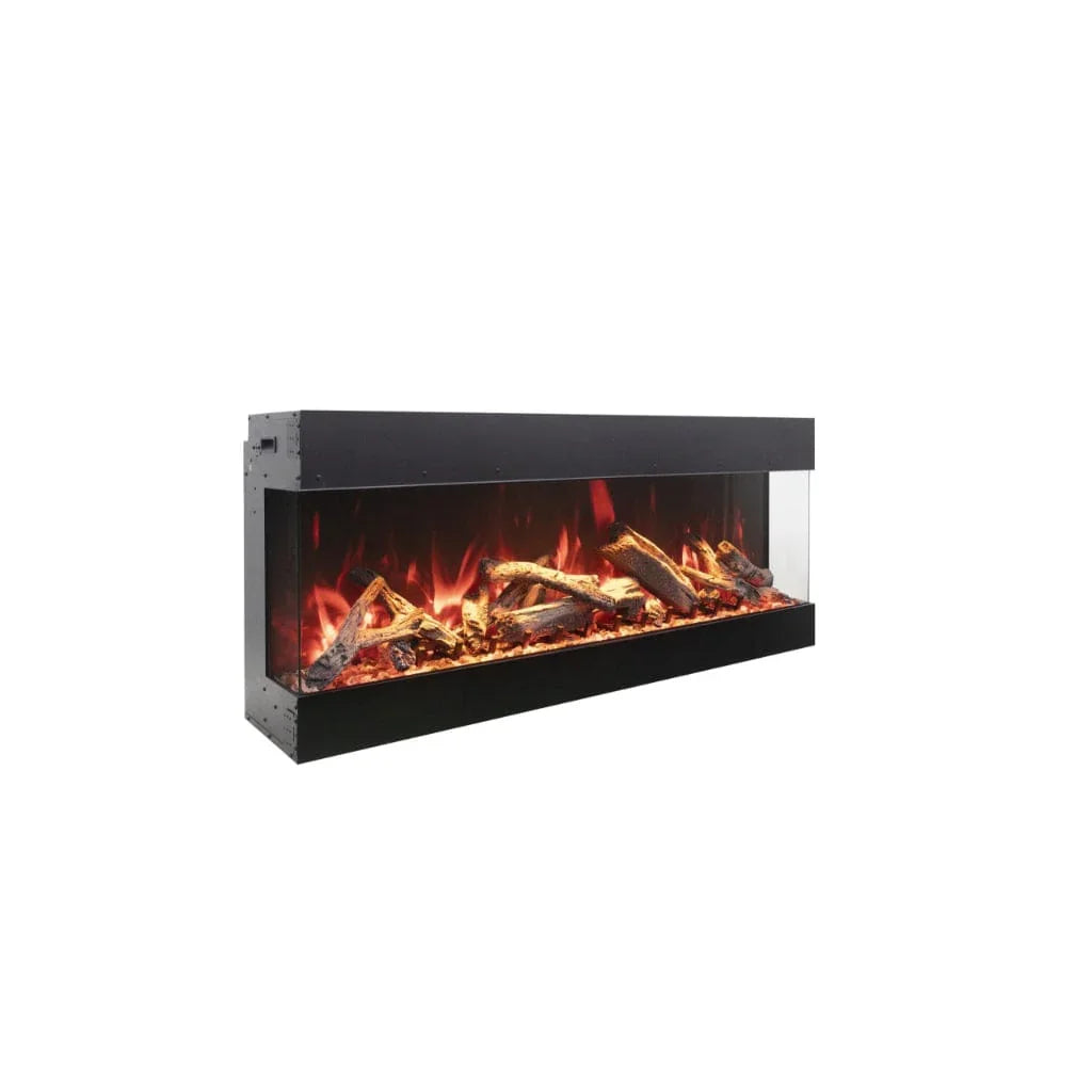 Amantii Tru View Bespoke 45" Three-Sided Indoor/Outdoor Electric Fireplace with Smart Controls - Green Vista Living