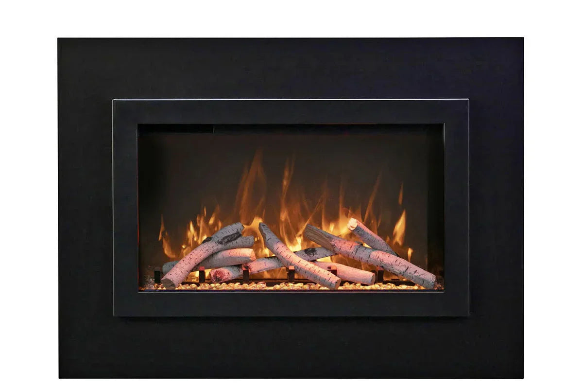 Amantii Traditional Bespoke 30-Inch Built-In Indoor/Outdoor Smart Electric Firebox Insert - Green Vista Living