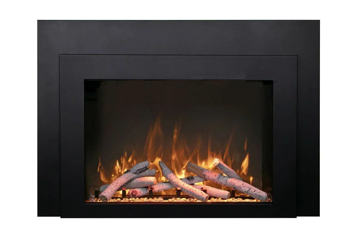 Amantii Traditional Bespoke 30-Inch Built-In Indoor/Outdoor Smart Electric Firebox Insert