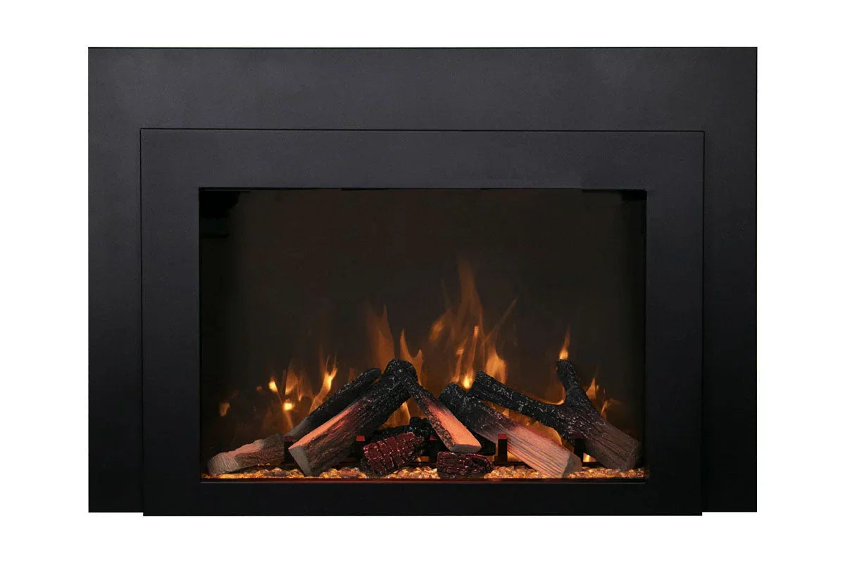 Amantii Traditional Bespoke 30-Inch Built-In Indoor/Outdoor Smart Electric Firebox Insert - Green Vista Living