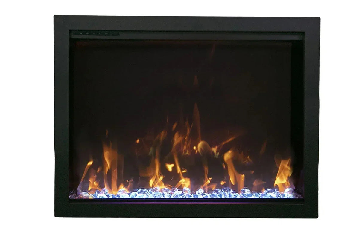 Amantii Traditional Bespoke 48-Inch Built-In Indoor/Outdoor Smart Electric Firebox Insert - Green Vista Living