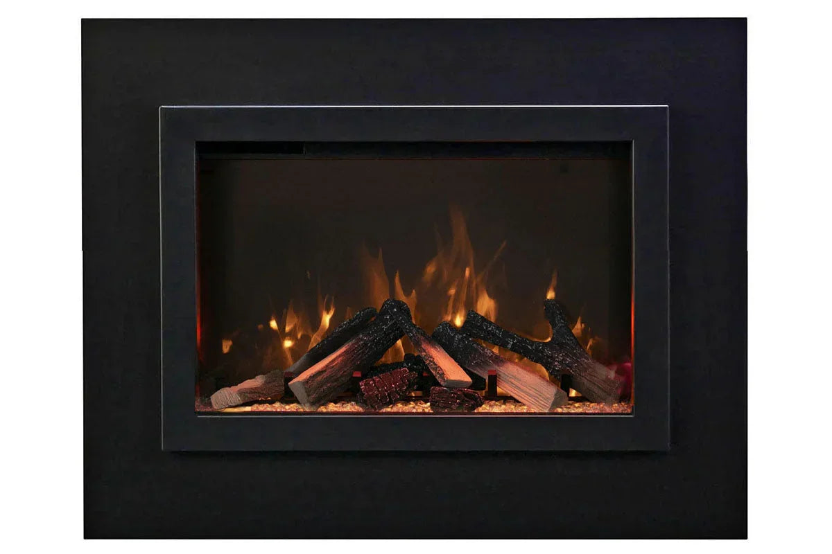Amantii Traditional Bespoke 30-Inch Built-In Indoor/Outdoor Smart Electric Firebox Insert - Green Vista Living