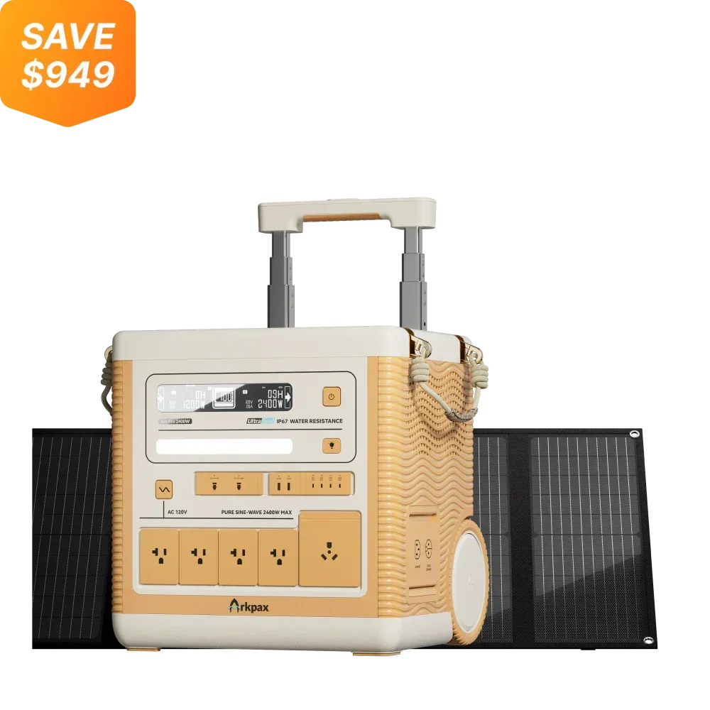 Arkpax Ark PRO 2400W: IP67 Rating Professional - Grade Portable Power Station