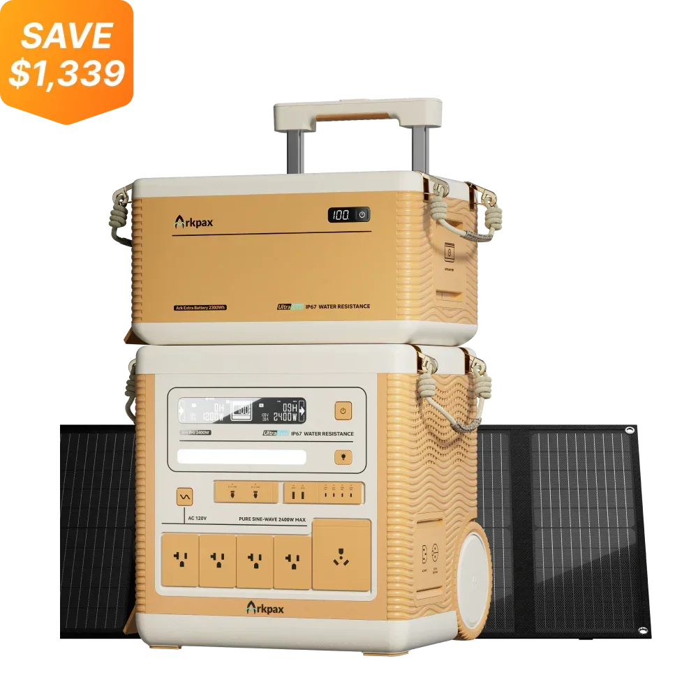 Arkpax Ark PRO 2400W: IP67 Rating Professional - Grade Portable Power Station