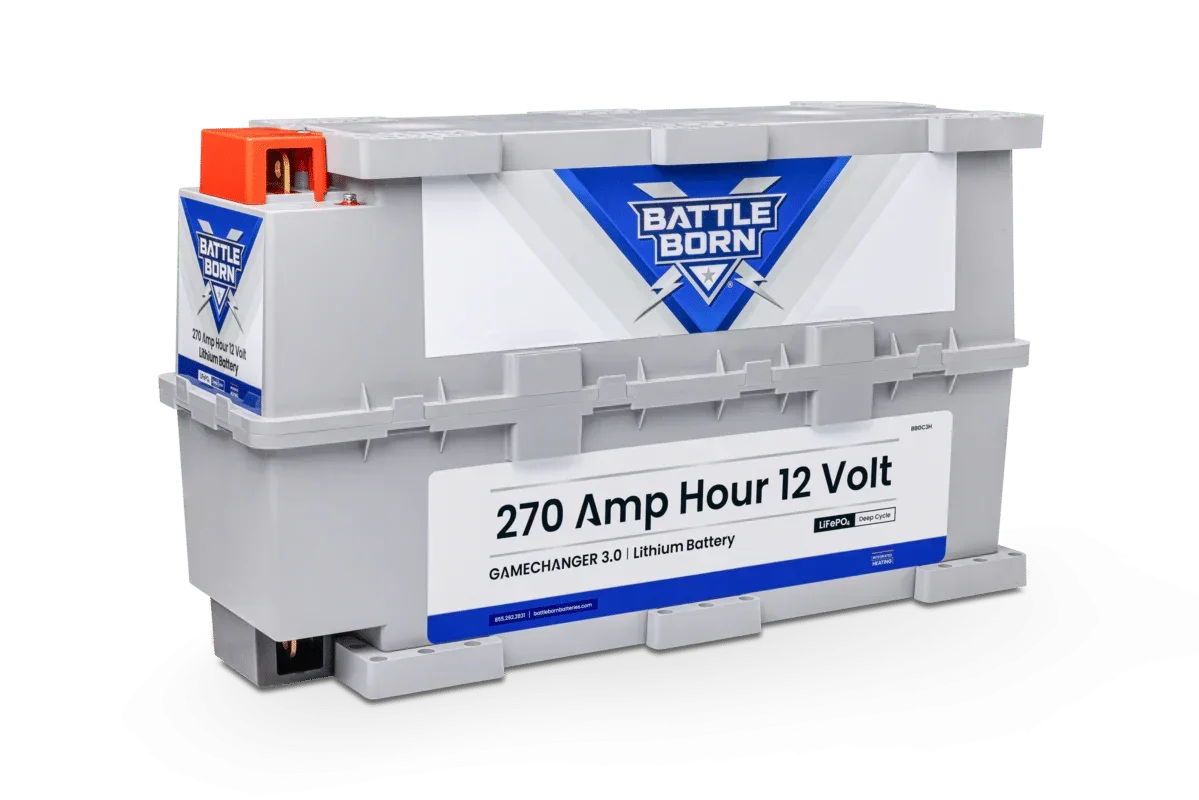 Battle Born 270Ah 12V GC3 LiFePO4 Heated Battery Kit