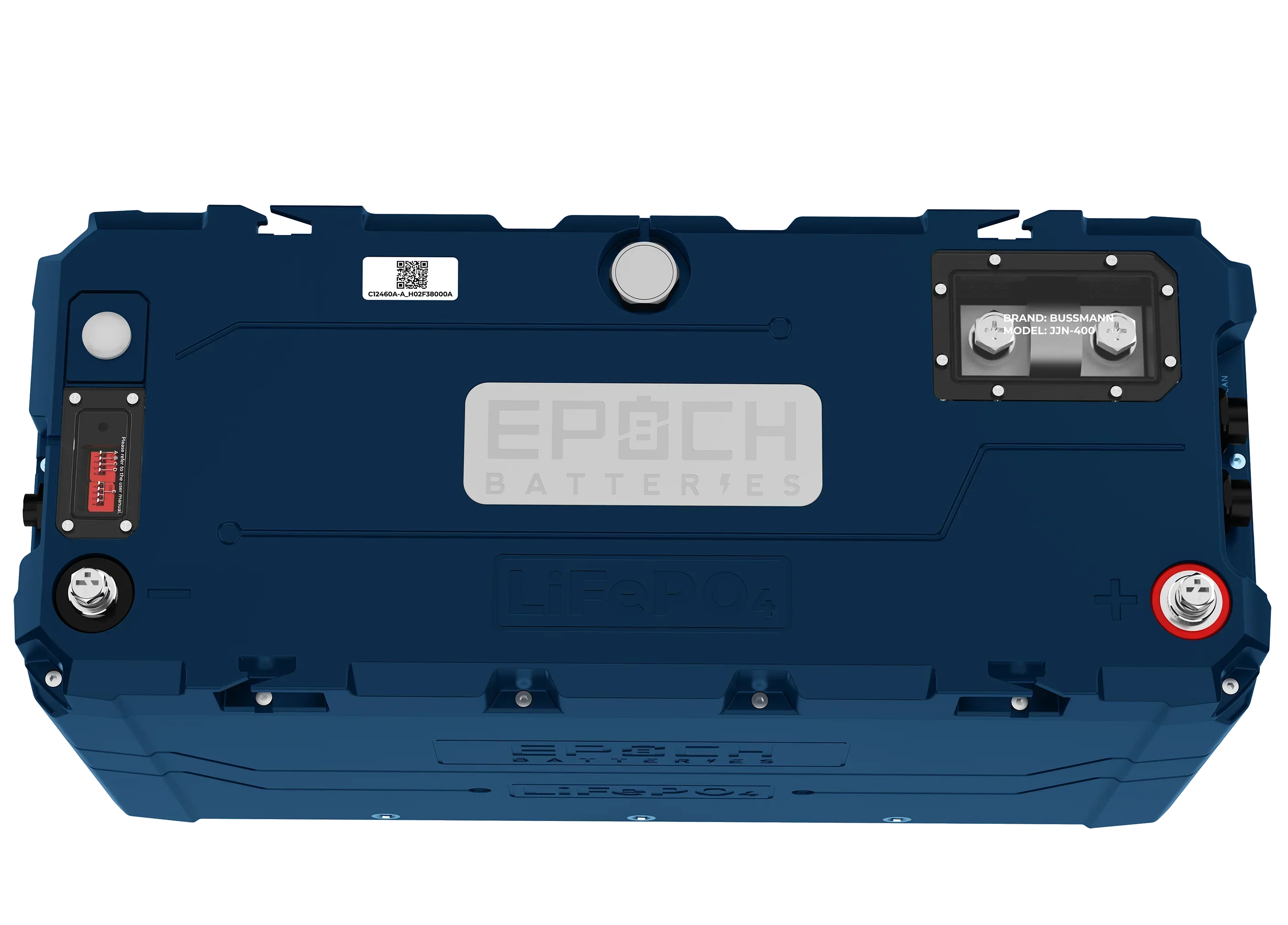 Epoch Batteries 12V 460Ah (5.89kWh) V2-T Elite Series - Heated & Bluetooth & Victron Comms LiFePO4 Battery