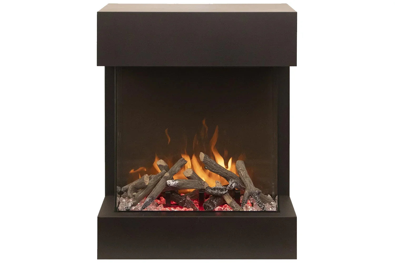 Amantii 2025WM Cube Lumina 3-Sided View Built In Indoor/Outdoor Electric Fireplace - Green Vista Living