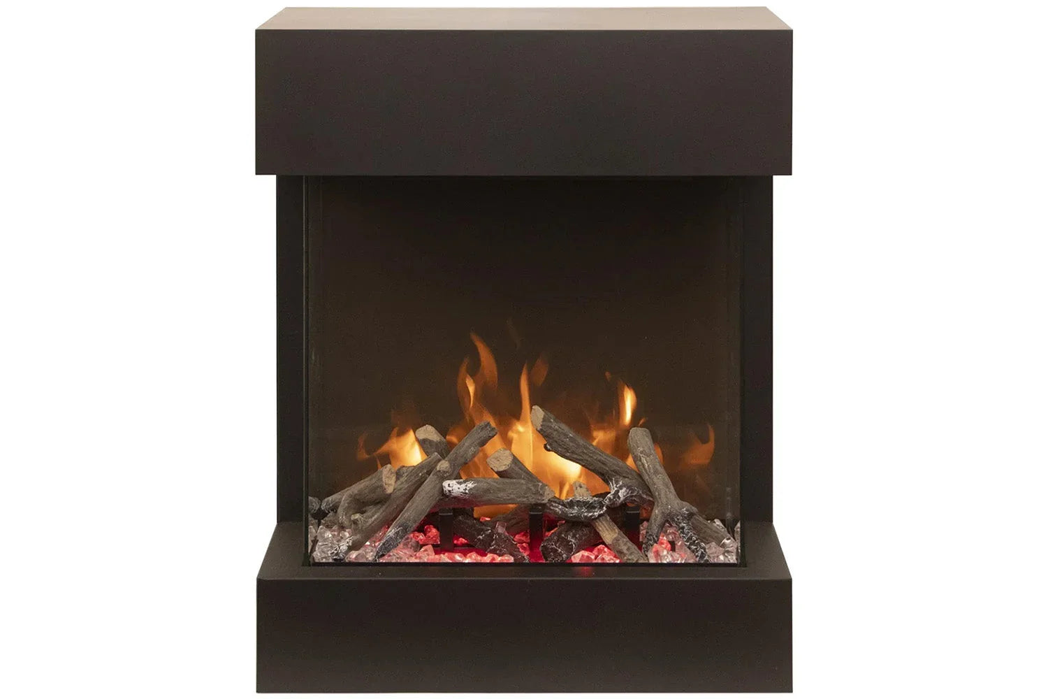 Amantii 2025WM Cube Lumina 3-Sided View Built In Indoor/Outdoor Electric Fireplace - Green Vista Living