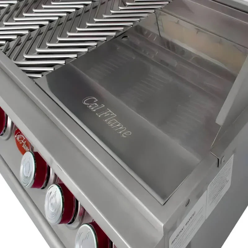 Cal Flame Convection 32 Inch 4 Burner Built In Grill