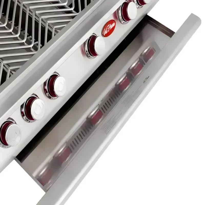Cal Flame P Series 40 Inch 5 Burner Built In Grill