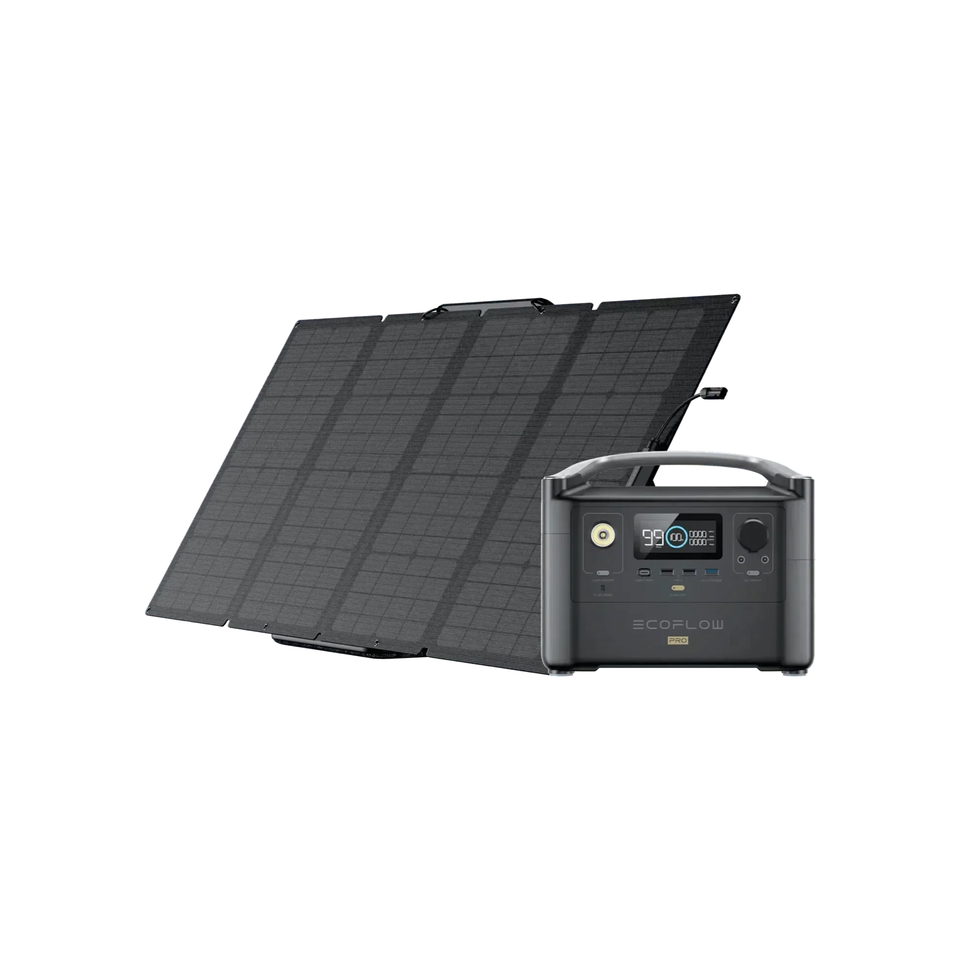 EcoFlow RIVER 2 Pro + 1*160W Portable Solar Panel