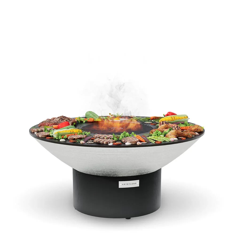 Arteflame XXL 40" Platinum Edition Fire Pit With Cooktop - Green Vista Living