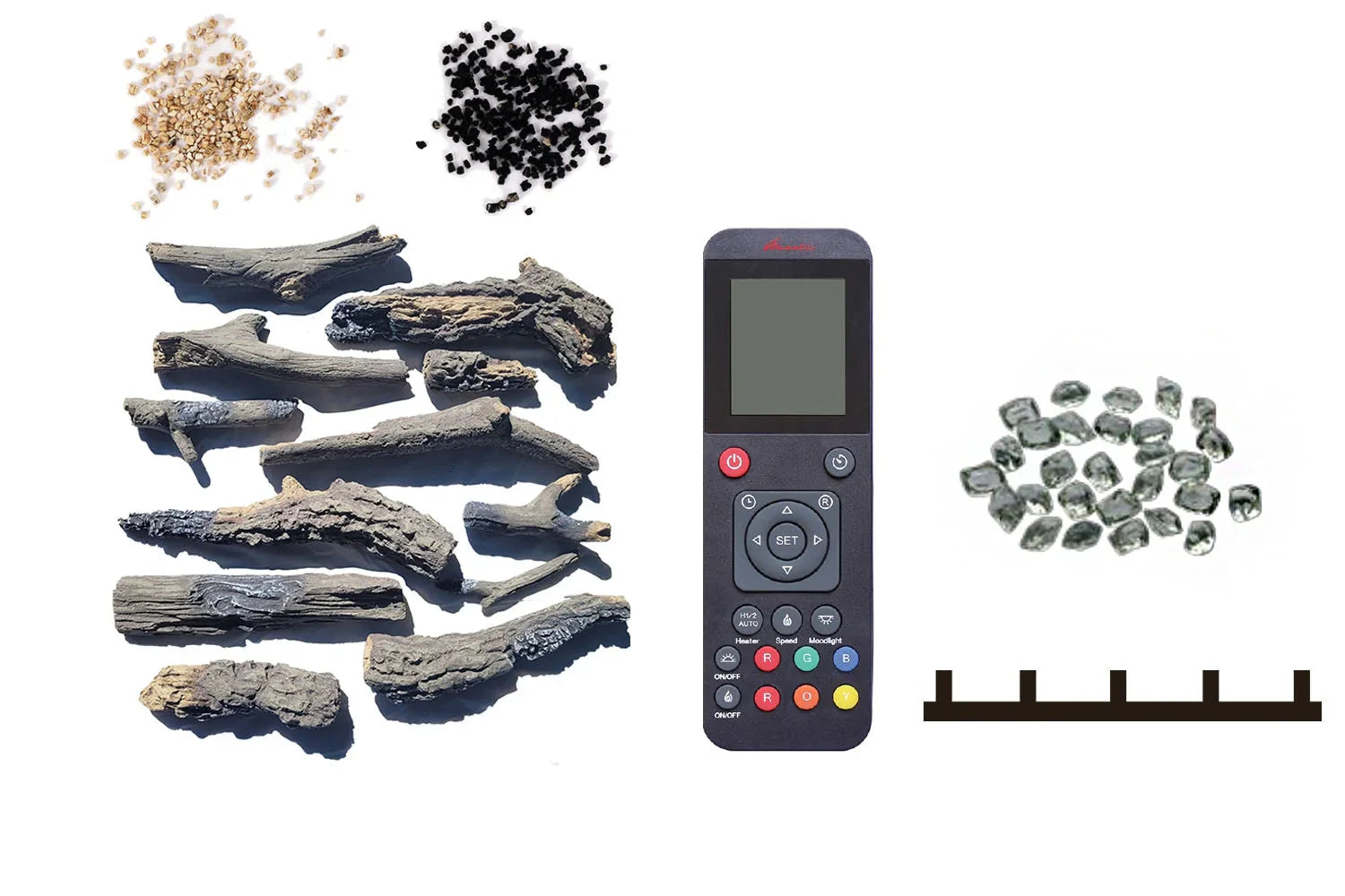 Amantii Traditional Lumina 26-Inch Built-In Indoor/Outdoor Smart Electric Firebox Insert - Green Vista Living
