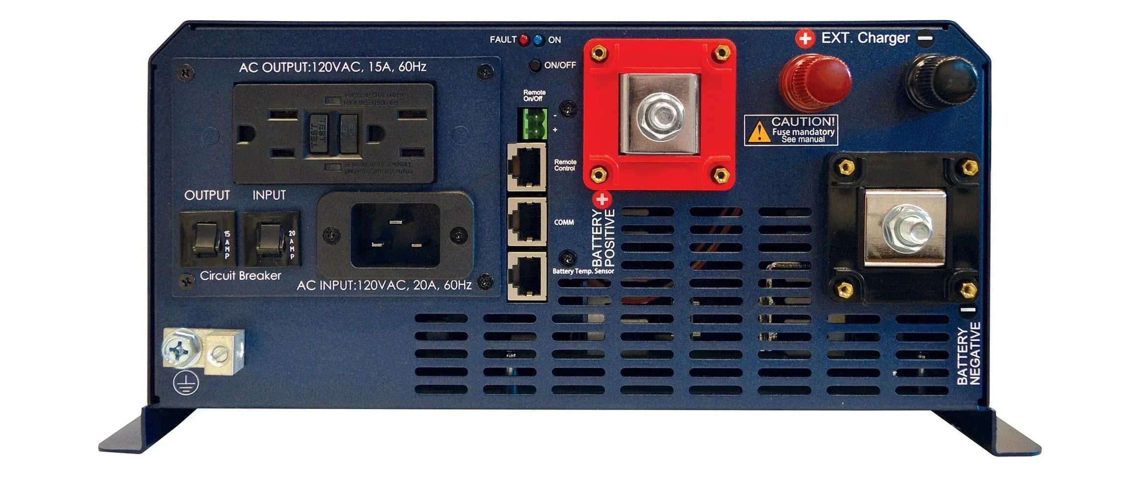Samlex 1200 Watts 12V Pure Sine Inverter/Charger EVO-1212F