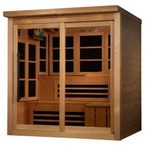 Golden Designs Near Zero EMF Far Infrared Sauna | GDI-6996-02 | 6 Persons