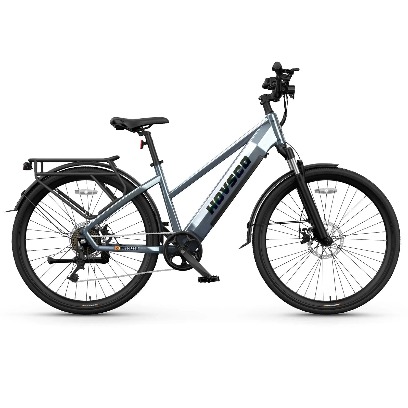 HOVSCO HovCity 27.5" Step-Thru Cruiser Electric Bike For Adults