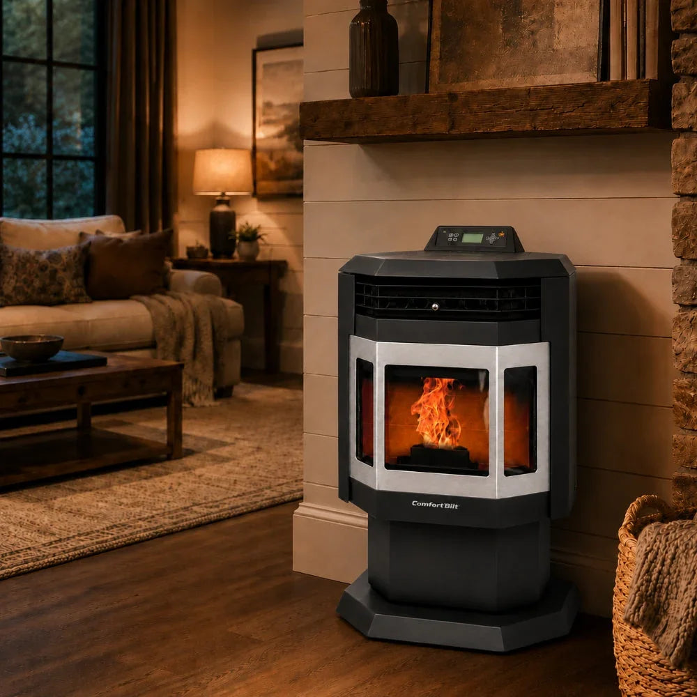 ComfortBilt HP21-SS Pellet Stove - Stainless Steel Trim