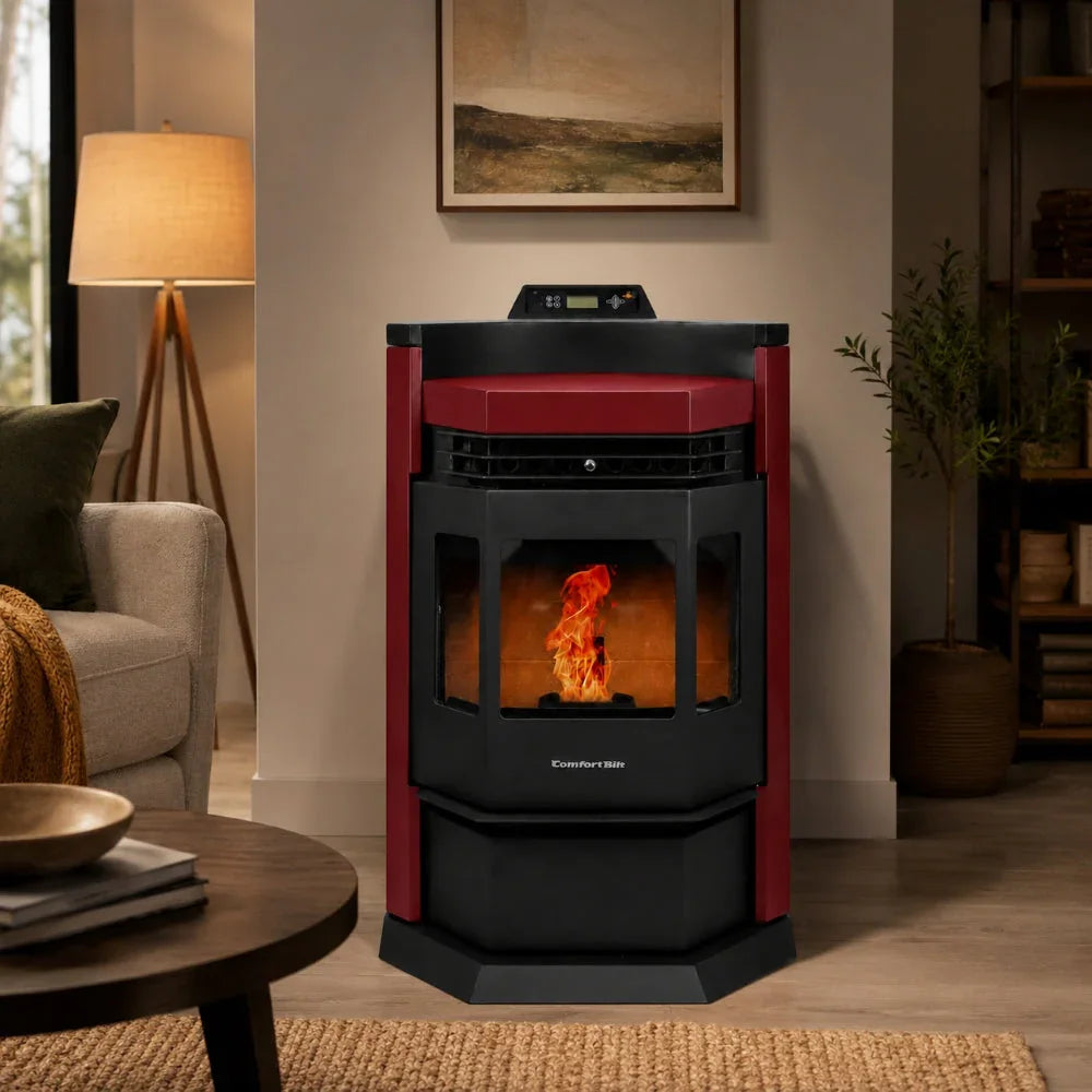 ComfortBilt HP22-N Pellet Stove Burgundy