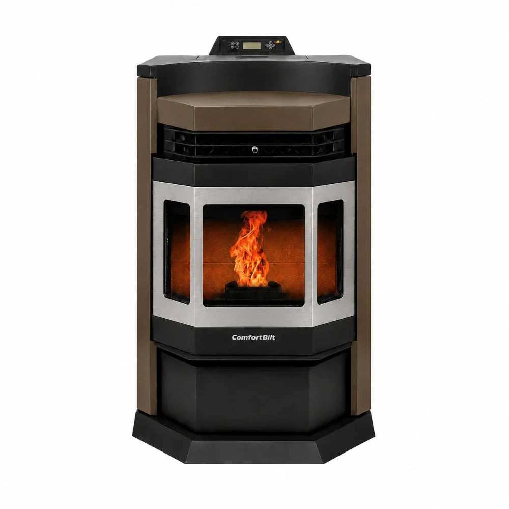 ComfortBilt HP22-N SS Pellet Stove Brown