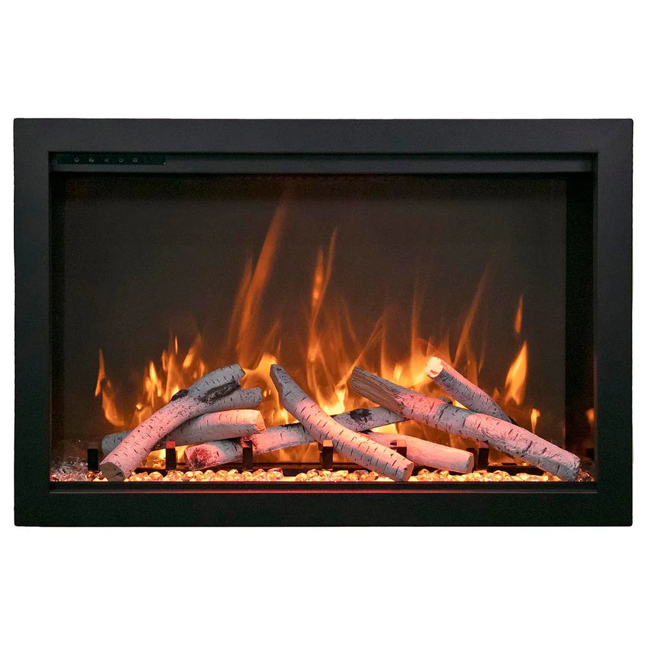 Amantii 33 inch Traditional Bespoke Smart Indoor Outdoor Electric Fireplace - Green Vista Living