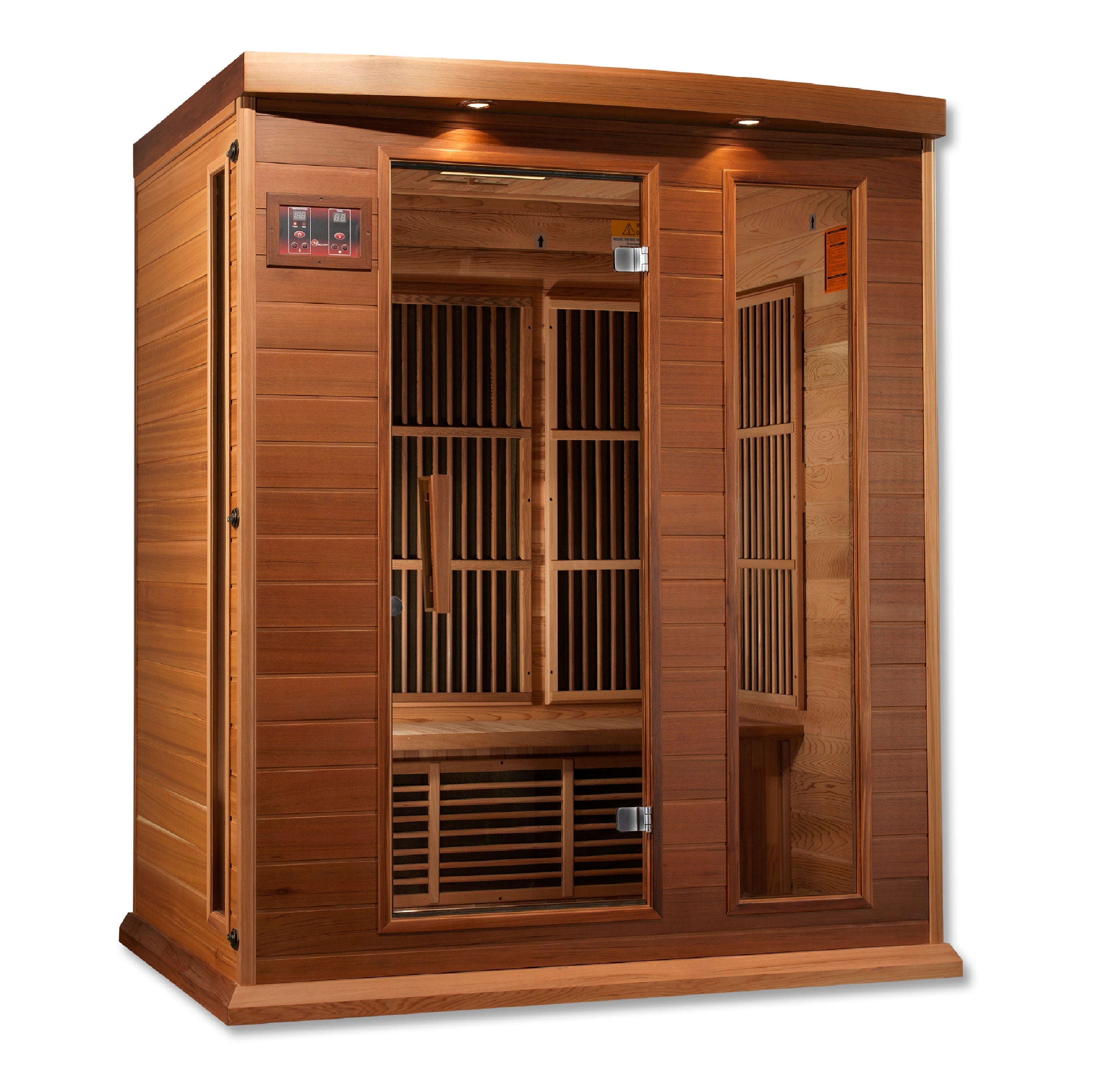 Maxxus "Montilemar" 3 Person Near Zero EMF FAR IR Sauna (MX-K306-01-ZF CED)
