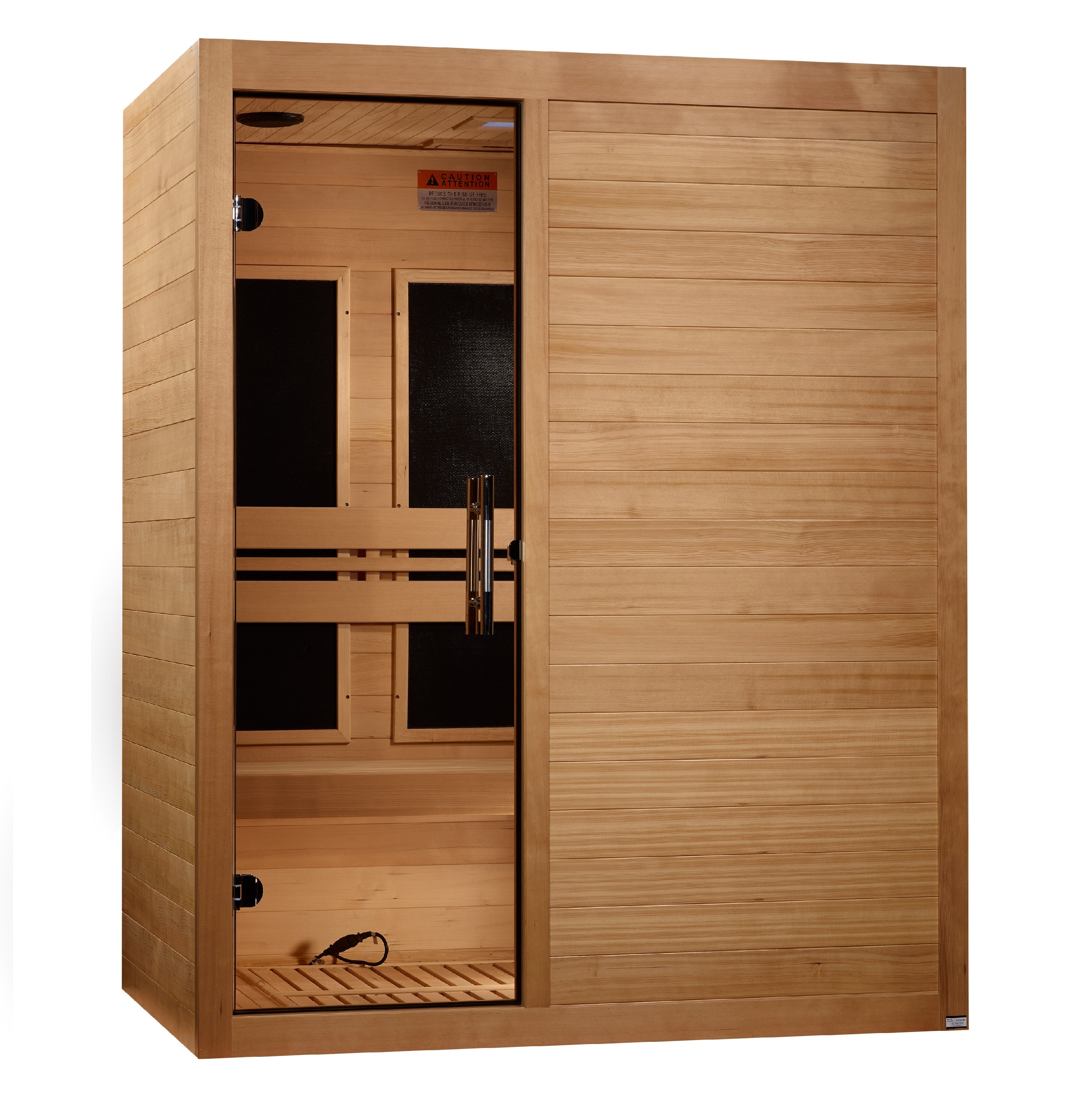 Maxxus "S-Line" 3 Person Ultra Low EMF FAR IR Sauna (MX-S306-01 ELITE)