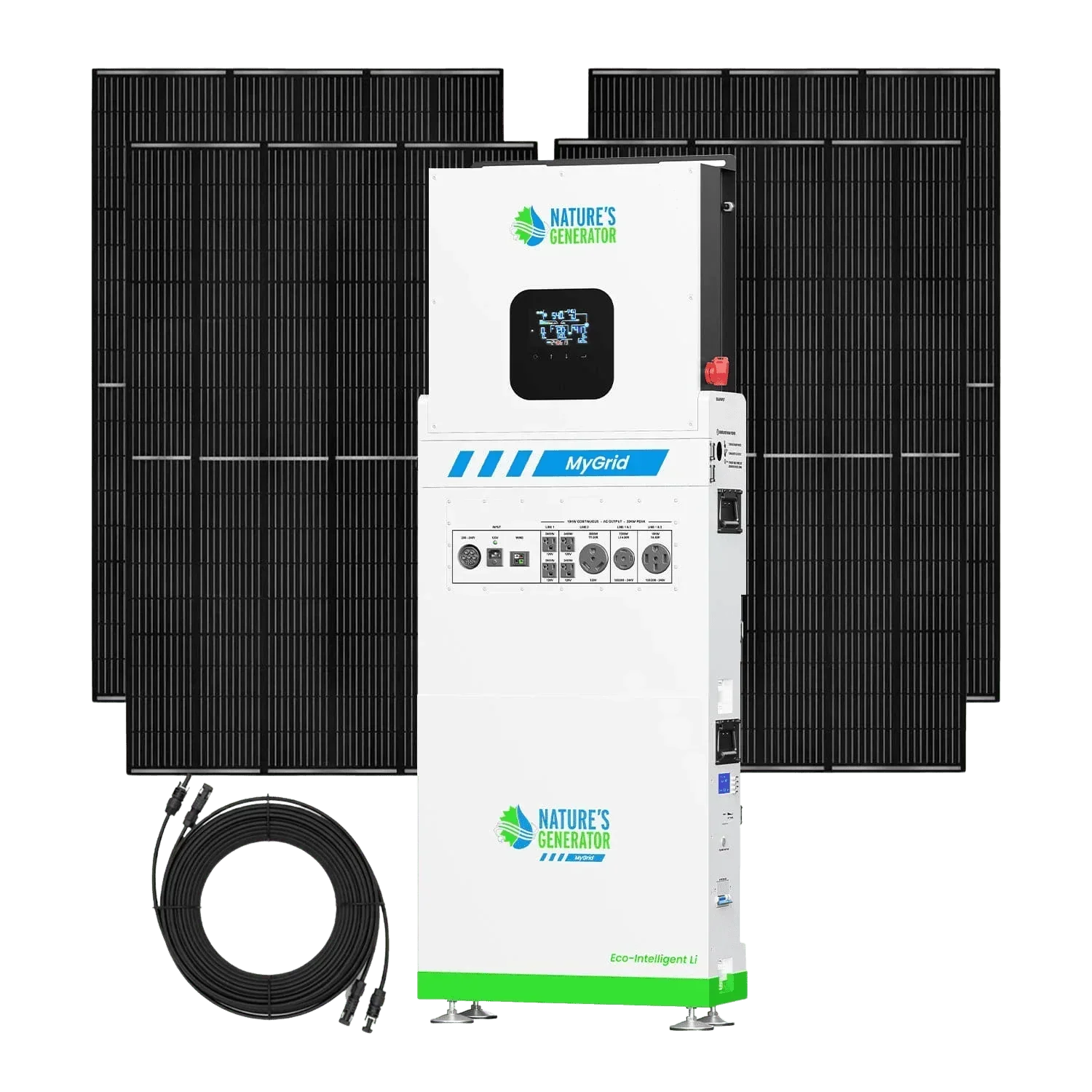 Nature's Generator MyGrid 10K Solar Generator for Home