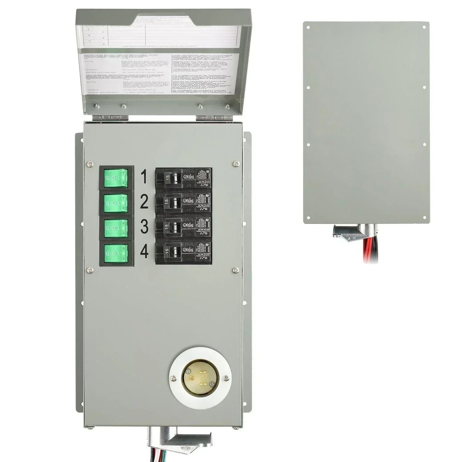 Nature's Generator 1800W Gold PE System Solar Power Transfer Kit