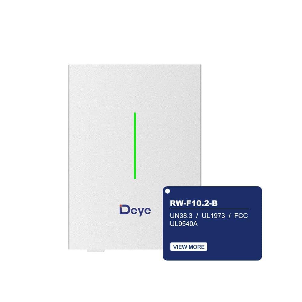 Deye RW-F10.2-B Home Battery Storage System | 10.25kWh Advanced LiFePO4