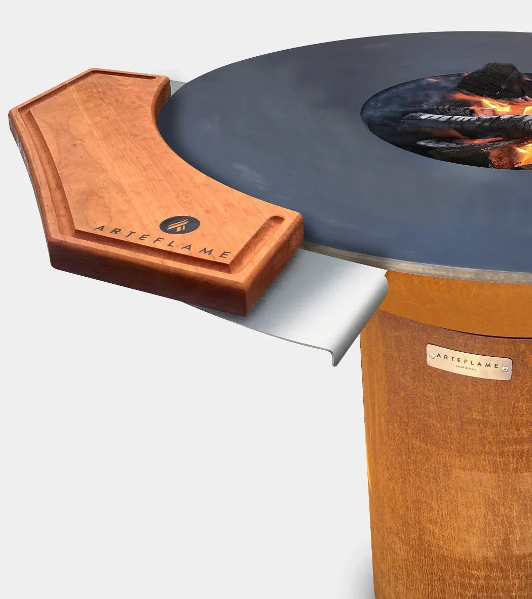 Custom Cherry Wood Cutting Block for 30" Arteflame Grills - Enhance Your Cooking - Green Vista Living