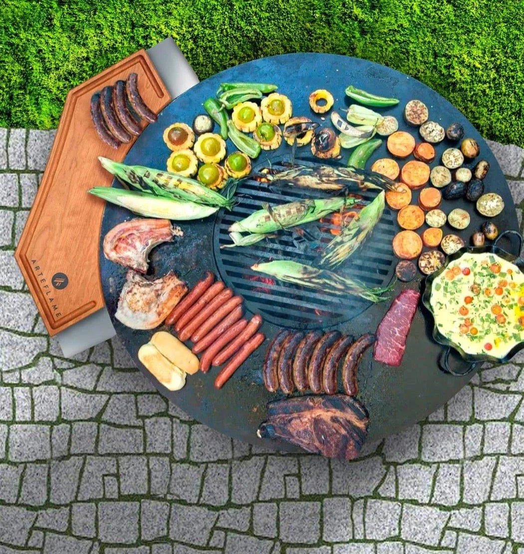 Custom Cherry Wood Cutting Block for 40" Arteflame Grills - Elegant and Durable - Green Vista Living