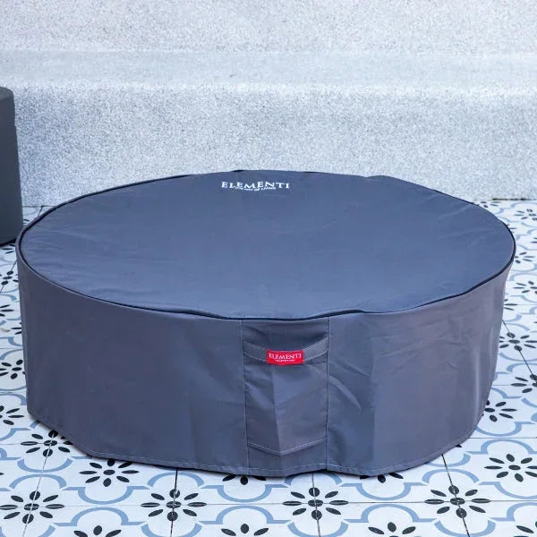 Elementi Plus Rose Bowl 48" Round Concrete Fire Bowl OFG420