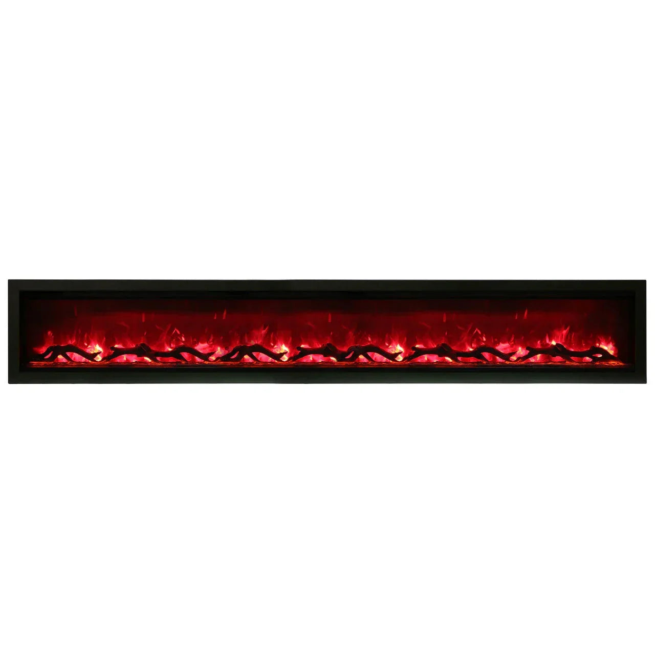 Amantii 88 Inch Symmetry 3.0 Built-in Modern Linear Outdoor Electric Fireplace