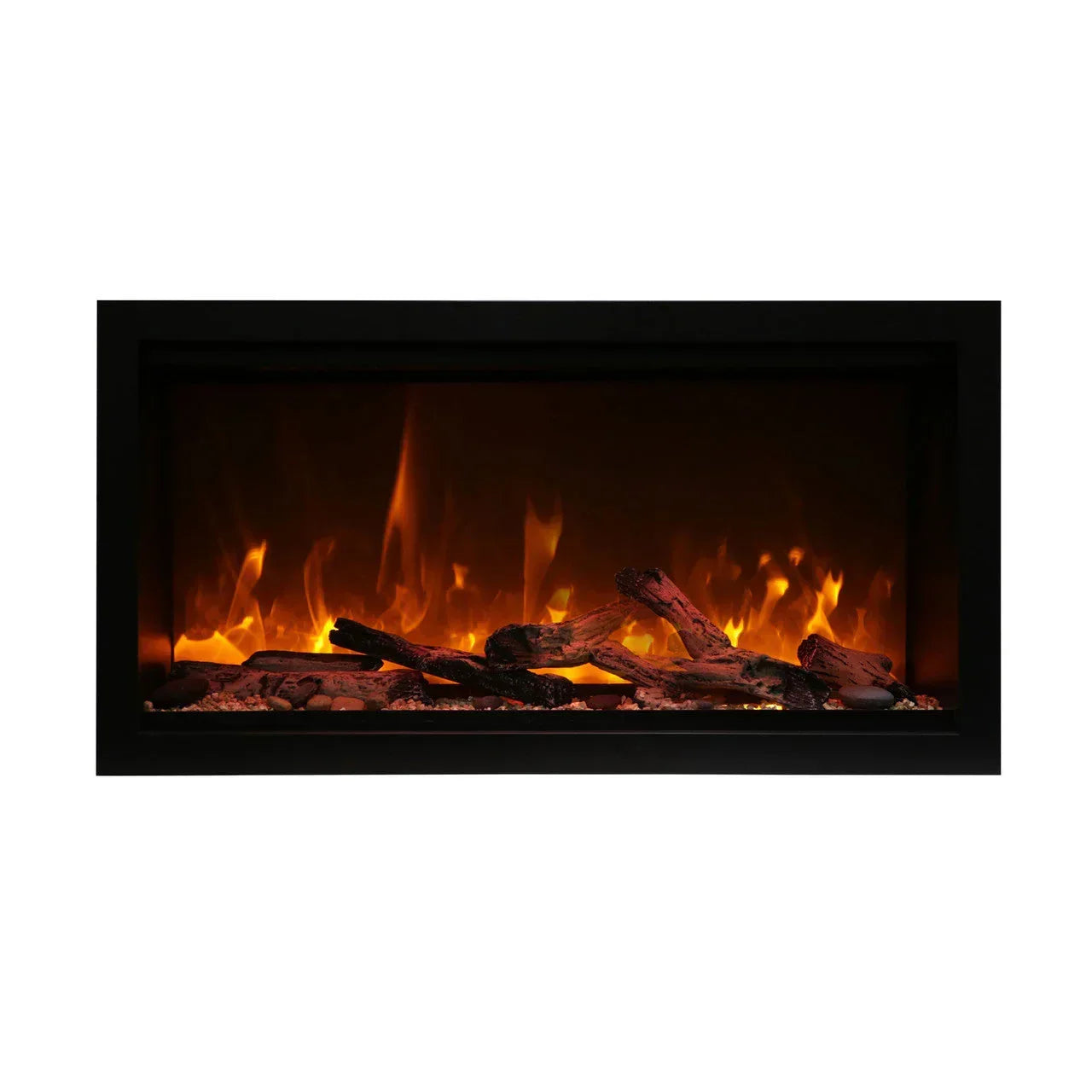 Amantii Symmetry SYM-88-XT Built in Smart Extra Tall Outdoor Electric Fireplace