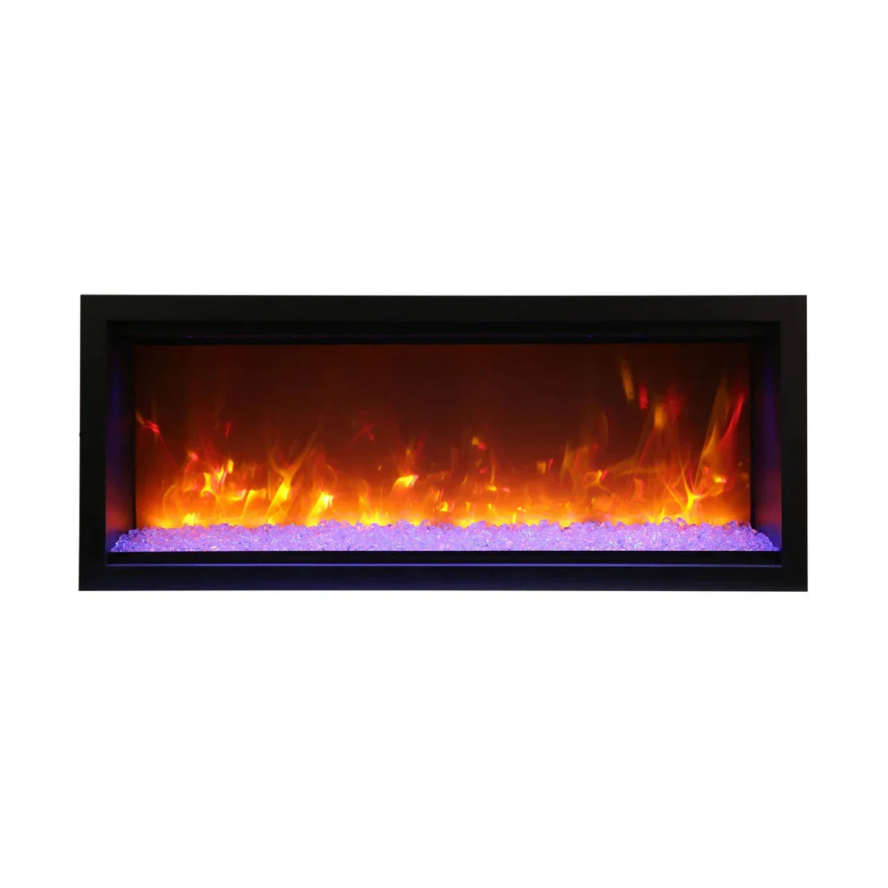 Amantii Symmetry SYM-42-XT Built in Smart Extra Tall Outdoor Electric Fireplace